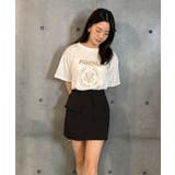 ロゴプリント半袖Tシャツ レディース 夏tシャツ | VIVID LADY | 詳細画像19 
