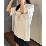 ロゴプリント半袖Tシャツ レディース 夏tシャツ | VIVID LADY | 詳細画像3 