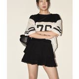 メッシュブロークコア半袖Tシャツレディース 配色 ブロケットコアコーデ | VIVID LADY | 詳細画像12 