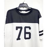 メッシュブロークコア半袖Tシャツレディース 配色 ブロケットコアコーデ | VIVID LADY | 詳細画像4 