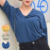 トップス レディース vネックtシャツ | VIVID LADY | 詳細画像1 
