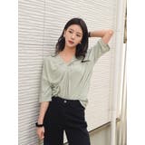 トップス レディース vネックtシャツ | VIVID LADY | 詳細画像15 