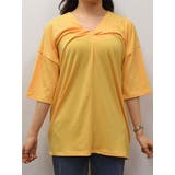 イエロー | トップス レディース vネックtシャツ | VIVID LADY