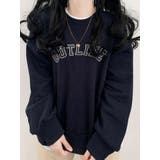 ネイビー | トレーナー レディース 長袖 | VIVID LADY