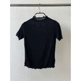 ブラック | シースルー トップス 半袖 | VIVID LADY