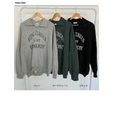 オーバーフィットバルーン袖襟トレーナー カジュアル ロゴ入りトレーナー | VIVID LADY | 詳細画像19 