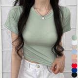 クールクロップド丈半袖Tシャツ レディース 無地 | VIVID LADY | 詳細画像1