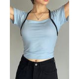 フェミニンで可愛らしい魅クロップド丈半袖Tシャツ レディース 夏 | VIVID LADY | 詳細画像13