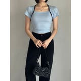 フェミニンで可愛らしい魅クロップド丈半袖Tシャツ レディース 夏 | VIVID LADY | 詳細画像2