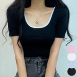 配色tシャツ レディース 半袖 | VIVID LADY | 詳細画像1 