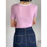 配色tシャツ レディース 半袖 | VIVID LADY | 詳細画像4 