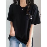 ブラック | Tシャツ半袖 オーバーサイズ Tシャツ半袖レディース | VIVID LADY