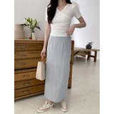 女性らしくラブリーなVネックラップ半袖Tシャツ レディース 半袖 | VIVID LADY | 詳細画像12
