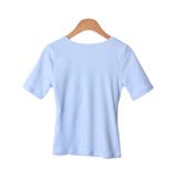 女性らしくラブリーなVネックラップ半袖Tシャツ レディース 半袖 | VIVID LADY | 詳細画像4