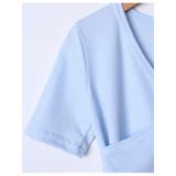 女性らしくラブリーなVネックラップ半袖Tシャツ レディース 半袖 | VIVID LADY | 詳細画像7