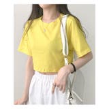 13カラークロップド半袖tシャツ レディース 半袖 | VIVID LADY | 詳細画像18