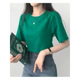 13カラークロップド半袖tシャツ レディース 半袖 | VIVID LADY | 詳細画像31