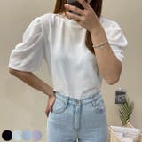 パフ袖半袖Tシャツ 全4色 レディース | VIVID LADY | 詳細画像1 