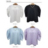 パフ袖半袖Tシャツ 全4色 レディース | VIVID LADY | 詳細画像20 