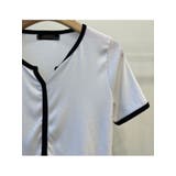 シンプル配色クロップド丈半袖Tシャツ 全4色 レディース | VIVID LADY | 詳細画像4 