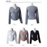 表起毛クロスラップtシャツ 長袖 レディース | VIVID LADY | 詳細画像20