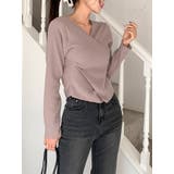 表起毛クロスラップtシャツ 長袖 レディース | VIVID LADY | 詳細画像10