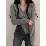 表起毛クロスラップtシャツ 長袖 レディース | VIVID LADY | 詳細画像12