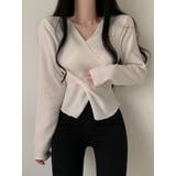 表起毛クロスラップtシャツ 長袖 レディース | VIVID LADY | 詳細画像15