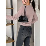 表起毛クロスラップtシャツ 長袖 レディース | VIVID LADY | 詳細画像4