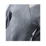 表起毛クロスラップtシャツ 長袖 レディース | VIVID LADY | 詳細画像6