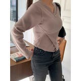 表起毛クロスラップtシャツ 長袖 レディース | VIVID LADY | 詳細画像3
