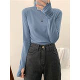 裏起毛ウォーマータートルネックtシャツ長袖トップスレディース Y2K 秋冬 | VIVID LADY | 詳細画像19