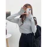 裏起毛ウォーマータートルネックtシャツ長袖トップスレディース Y2K 秋冬 | VIVID LADY | 詳細画像10