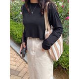 ブラック | tシャツ レディース 長袖 | VIVID LADY