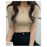 ベージュ | tシャツ レディース 半袖 | VIVID LADY