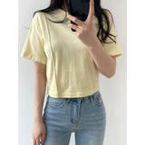 しっかりした素材のピンタック半袖tシャツ レディース クロップド丈 | VIVID LADY | 詳細画像8