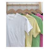しっかりした素材のピンタック半袖tシャツ レディース クロップド丈 | VIVID LADY | 詳細画像4