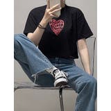 ハートロゴ入りクロップド丈半袖Tシャツ レディース 夏[品番：KH000012345]｜VIVID  LADY（ビビッドレディー）のレディースファッション通販｜SHOPLIST（ショップリスト）
