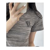レインボーミックスストライプ柄半袖Tシャツ レディース 夏 | VIVID LADY | 詳細画像9