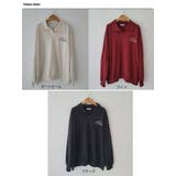 春オーバーフィット襟付きロゴ入りトレーナー 長袖トップス レディース | VIVID LADY | 詳細画像19