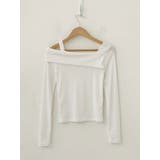 春ハーフオフショルダートップス 長袖 Y2K | VIVID LADY | 詳細画像3