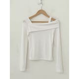 春ハーフオフショルダートップス 長袖 Y2K | VIVID LADY | 詳細画像2