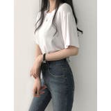 すっきりとしたクルーネックtシャツ レディース 半袖 | VIVID LADY | 詳細画像8