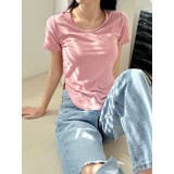 Uネックショート丈tシャツ レディース サイドスリット | VIVID LADY | 詳細画像8