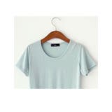 Uネックショート丈tシャツ レディース サイドスリット | VIVID LADY | 詳細画像5