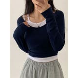 ２ラインスリムノースリーブtシャツ クロップド丈 レディース | VIVID LADY | 詳細画像13 