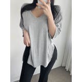 オーバーフィット半袖tシャツ 無地 レディース | VIVID LADY | 詳細画像13