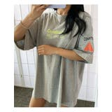 オーバーフィットロゴtシャツ半袖 トップス レディース | VIVID LADY | 詳細画像18