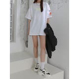 オーバーフィットロゴtシャツ半袖 トップス レディース | VIVID LADY | 詳細画像11
