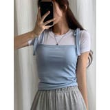 肩リボンtシャツ クロップド丈 Y2K | VIVID LADY | 詳細画像9 